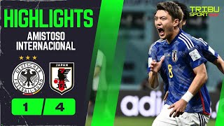 ALEMANIA 1  4 JAPÓN  RESUMEN  AMISTOSO INTERNACIONAL ⚽🌏 [upl. by Derman565]