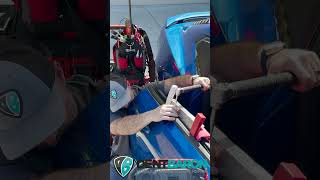 Camaro crease dent removal Paintless Dent Repair  Dent Baron Raleigh NC [upl. by Calla799]