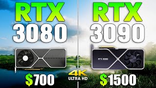 RTX 3090 vs RTX 3080 Test in 8 Games [upl. by Naimaj]