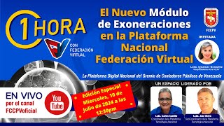 El Nuevo Módulo de Exoneraciones en la Plataforma Nacional Federación Virtual [upl. by Nylyak]