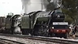 Flying Scotsman and Pendennis Castle  Rail tours in Western Australia 1989 [upl. by Philis]