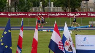 4x100m M II skupina brončana HRVATSKA  Alpe Adria Igre 2024 [upl. by Enneire]