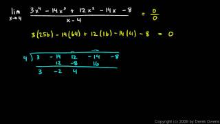 Calculus 25e  Limits for Rational Functions [upl. by Haliak]