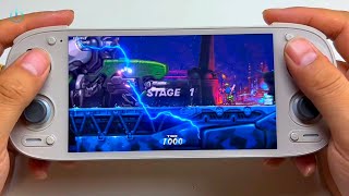 Retroid Pocket 5 Handheld Android Play Game 60FPS [upl. by Llenej790]