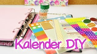 Kalender DIY  Woche gestalten mit neuen Stickern  Washi Tape  Mini Vintage HAUL [upl. by Cerelia]