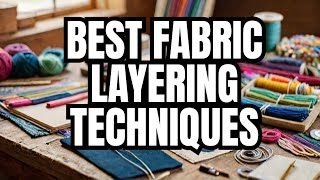 Best Fabric Layering Techniques for Vibrant Slow Stitch Journals [upl. by Annmarie]