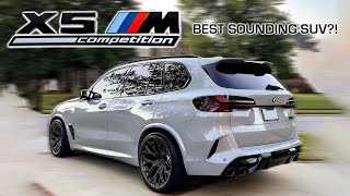 THE GREATEST X5M EXHAUST Valvetronic Designs Full Exhaust  OEM Downpipes [upl. by Ardni636]