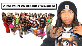 20 WOMEN VS 1 RAPPER CHUCKYY [upl. by Dragone]