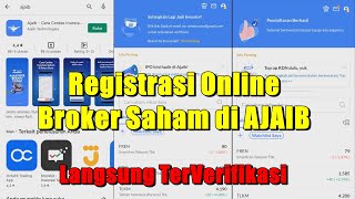 Cara Daftar Aplikasi Ajaib  Registrasi Online Hanya Pakai HP [upl. by Tann]