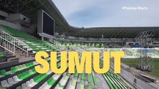 STADION UTAMA SUMUT SUDAH MEMASUKI TAHAPAN FINISHING [upl. by Enived]