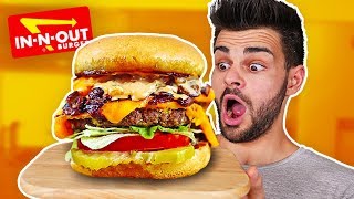 RECETTE D’UN BIG BURGER INANDOUT  Burger Secret [upl. by Nniuq]