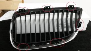 BMW E92 Grill Nieren demontieren folieren [upl. by Yreva]