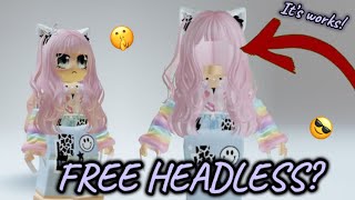 HOW TO GET FREE HEADLESS 2024 [upl. by Irb211]