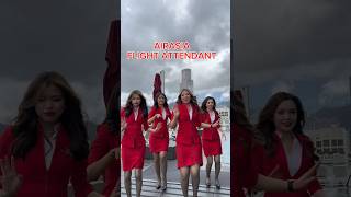 AirAsia Flight attendant flightattendant cabincrew pramugaripesawat airasia [upl. by Jon]