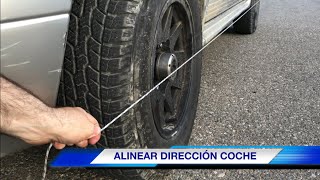 Como Alinear Dirección 🚙Coche de 🚗Paralelo auto en casa 4x4🏎 [upl. by Nelan]