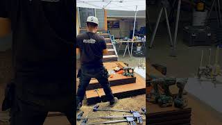 Installing Stair Decking [upl. by Ahsinat849]