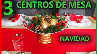 3 CENTROS DE MESA IMPERDIBLES  Por si no lo viste🎄 Navidad DIY🎄 [upl. by Rhodes738]