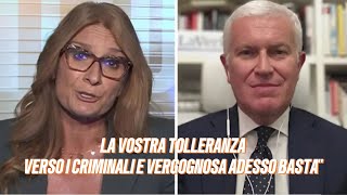 BELPIETRO SI SCONTRA CON MALPEZZI quotLA VOSTRA TOLLERANZA VERSO I CRIMINALI E VERGOGNOSA ADESSO BASTA [upl. by Addy]