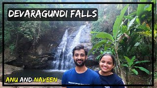 Devaragundi Falls  Thodikana  Water falls in Sullia  Anu and Naveen [upl. by Ledif36]