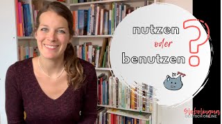 „nutzen“ oder „benutzen“  Typische Fehler [upl. by Kunin]