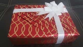 Part 1 Pleated wrapping  How to wrap your gifts in an elegant way Updated video in description box [upl. by Leler]