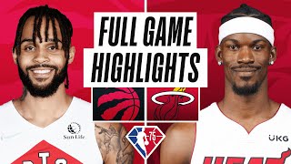 RAPTORS at HEAT  FULL GAME HIGHLIGHTS  January 29 2022 [upl. by Agretha]