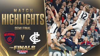 Melbourne v Carlton Highlights  SemiFinal 2023  AFL [upl. by Falk]