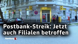 verdi weitet Streik bei der Postbank am Donnerstag aus [upl. by Lachman]