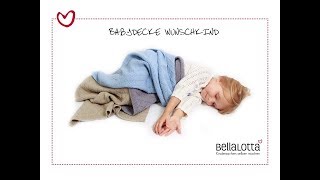 Babydecke einfach stricken  mit BellaLotta [upl. by Claudius]