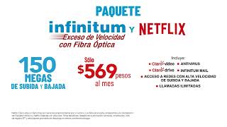 Paquete Infinitum y Netflix [upl. by Mcmath744]