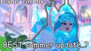 THE SUMMER UPDATE IS HERE POOL PARTY  The BEST Royale High summer update [upl. by Peterus]