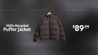 100 Recycled Puffer Jackets  Hallensteinscom [upl. by Doherty]