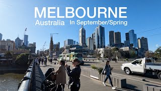 Melbourne City in September 2023  Virtual Tour Australia [upl. by Arikaahs837]