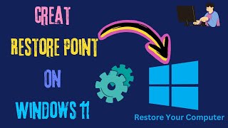 How to create a system restore point on Windows 11 How to Restore Windows 11 [upl. by Lemon]