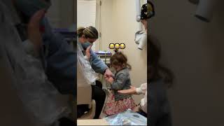 When you ask a 2 year old for a highfive after she cries 👋🥲🥰 Pediatric Dentist [upl. by Laurie]