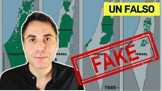 Israele ha rubato terre ai palestinesi  La falsa mappa di Israele e Palestina [upl. by Alexandra]