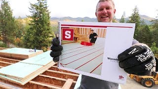 Building a House Start to Finish Radiant Floor Heating Installation Ep 1 [upl. by Schuman]