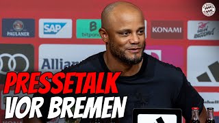 Pressetalk vor Werder Bremen  FC Bayern  4 Spieltag [upl. by Netsyrc507]