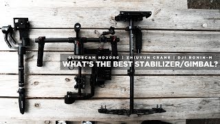 Whats the Best StabilizerGimbal For You Glidecam HD 2000 Vs Zhiyun Crane Vs RoninM [upl. by Eceirehs397]