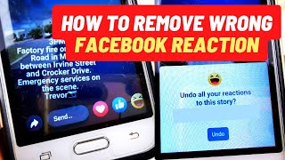 How to UndoRemove Reactions from a Facebook Story [upl. by Aisayt39]