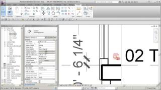 REVIT ARCH 2012 FIRST PROJECT 50 CURTAIN WALL GRID MULLIONS CUT GEOMETRY [upl. by Ocker]