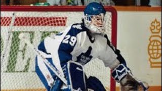 Felix Potvin 2nd start for the Toronto maple leafs [upl. by Boynton360]