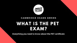 What is the PET exam [upl. by La]