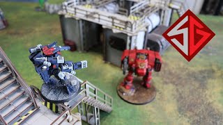 Tau vs Blood Angels 1000 Point Warhammer 40K Battle Report [upl. by Atteuqaj672]