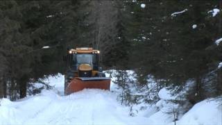 JCB Fastrac 8250 im Winterdienst [upl. by Jovitta]