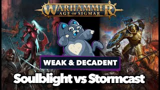 4th Edition Soulblight Gravelords vs Stormcast Eternals  Age of Sigmar Battle Report [upl. by Yrek]