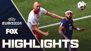 Poland vs Netherlands Highlights  UEFA Euro 2024 [upl. by Dedrick]