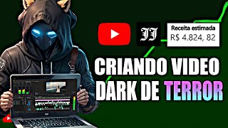 Editando video IGUAL O JJ canal dark de TERROR GRATUITO [upl. by Arannahs721]