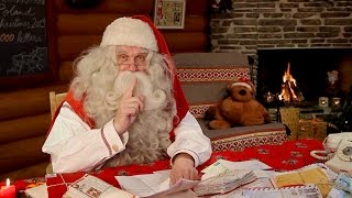 Mensagem vídeo do Papai Noel Pai Natal para crianças 😍🎅 Finlândia Santa Claus Laponia Rovaniemi [upl. by Enegue]