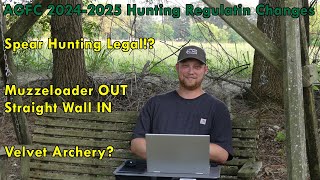 AGFC 2024 Hunting Regulation Changes  Spear Hunting  Strait Walled Cartridge  Velvet Archery [upl. by Kristopher]